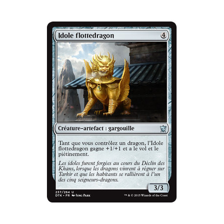 (Foil) Incolore - Idole flottedragon (U) [DTK]