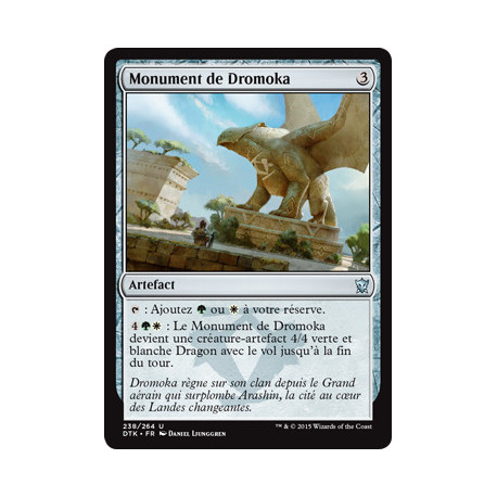 (Foil) Incolore - Monument de Dromoka (U) [DTK]