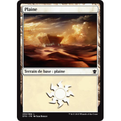 (Foil) Terrain - Plaine (V1) (L) [DTK]