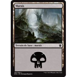 (Foil) Terrain - Marais (V2) (L) [DTK]