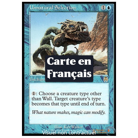 (Foil) Bleue - Sélection non-naturelle (R) [AP]
