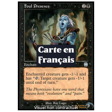 (Foil) Noire - Présence flétrie (U) [AP]
