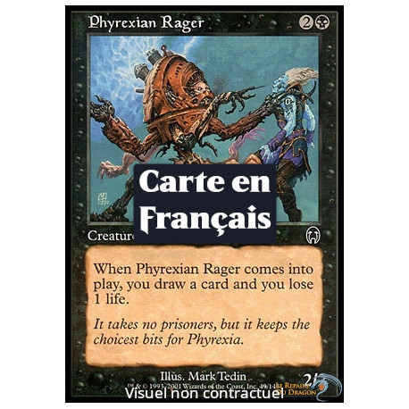 (Foil) Noire - Furie phyrexiane (C) [AP]