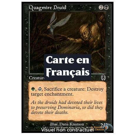 (Foil) Noire - Druide des bourbiers (C) [AP]