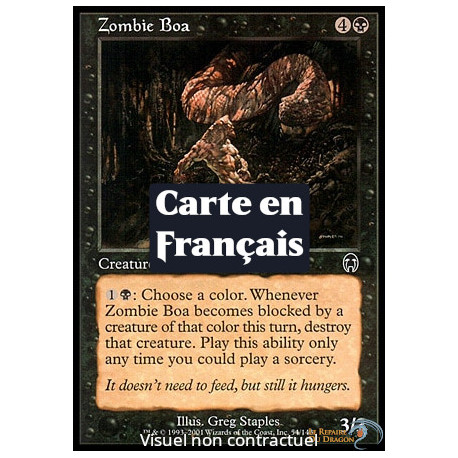 (Foil) Noire - Boa zombie (C) [AP]