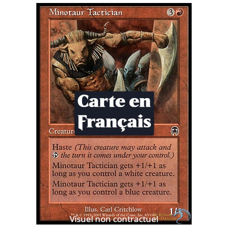 (Foil) Rouge - Tacticien minotaure (C) [AP]