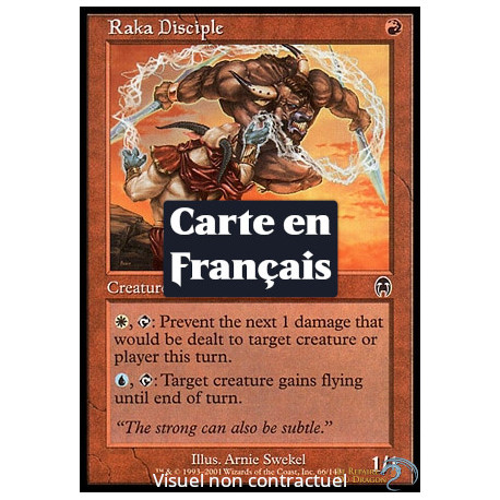 (Foil) Rouge - Disciple de la Raka (C) [AP]