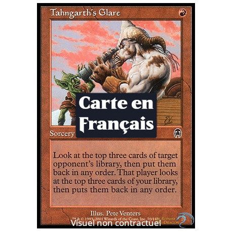 (Foil) Rouge - Éblouissement de Tahngarth (C) [AP]