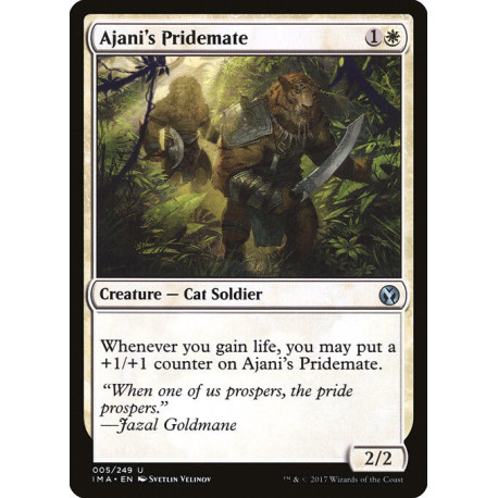 (Foil) Blanche - Ajani's Pridemate (U) [IMA]