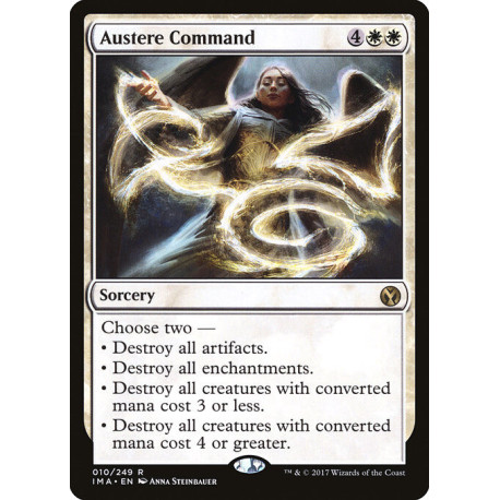 (Foil) Blanche - Austere Command (R) [IMA]