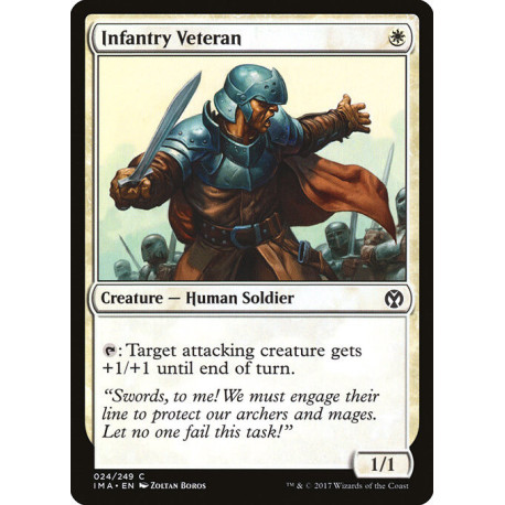 (Foil) Blanche - Infantry Veteran (C) [IMA]