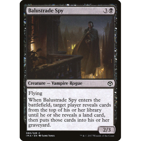 (Foil) Noire - Balustrade Spy (C) [IMA]