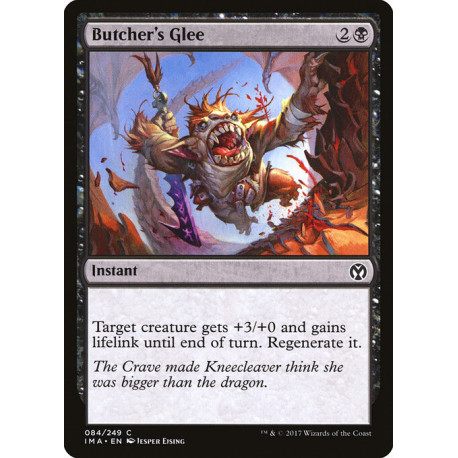 (Foil) Noire - Butcher's Glee (C) [IMA]