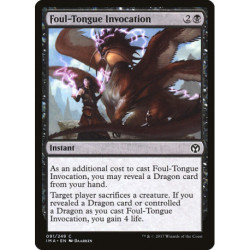 (Foil) Noire - Foul-Tongue Invocation (C) [IMA]