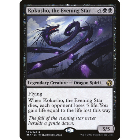 (Foil) Noire - Kokusho, the Evening Star (R) [IMA]