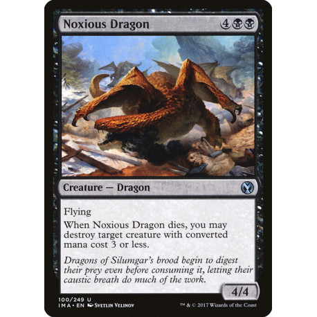 (Foil) Noire - Noxious Dragon (U) [IMA]