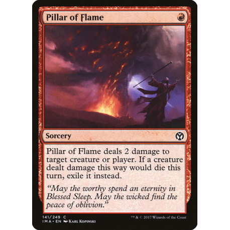 (Foil) Rouge - Pillar of Flame (C) [IMA]