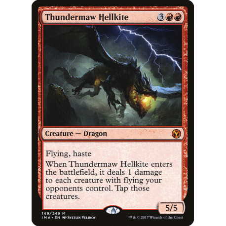 (Foil) Rouge - Thundermaw Hellkite (M) [IMA]