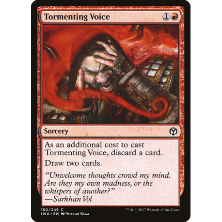 (Foil) Rouge - Tormenting Voice (C) [IMA]