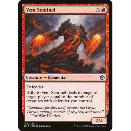 (Foil) Rouge - Vent Sentinel (C) [IMA]