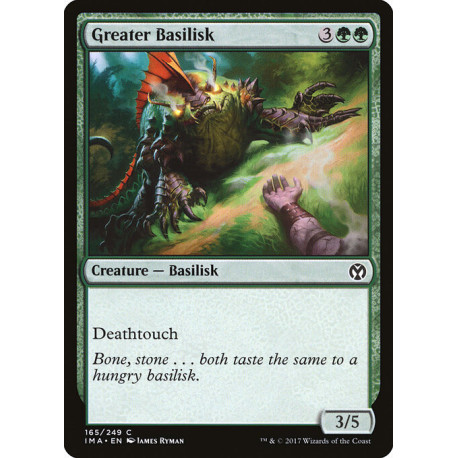 (Foil) Verte - Greater Basilisk (C) [IMA]