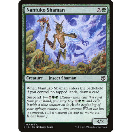 (Foil) Verte - Nantuko Shaman (C) [IMA]