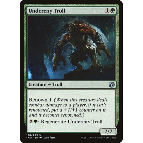 (Foil) Verte - Undercity Troll (U) [IMA]