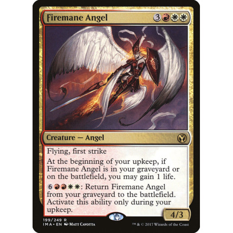 (Foil) Multicolore - Firemane Angel (R) [IMA]