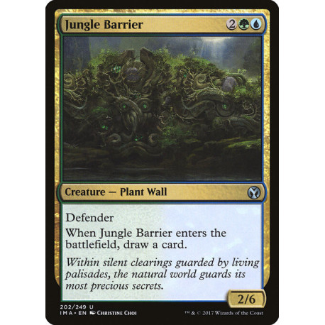 (Foil) Multicolore - Jungle Barrier (U) [IMA]