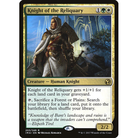 (Foil) Multicolore - Knight of the Reliquary (R) [IMA]