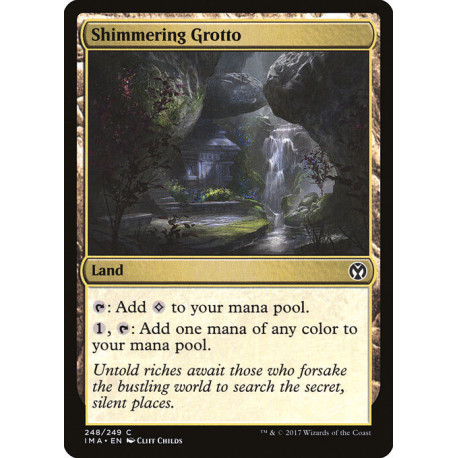 (Foil) Terrain - Shimmering Grotto (C) [IMA]
