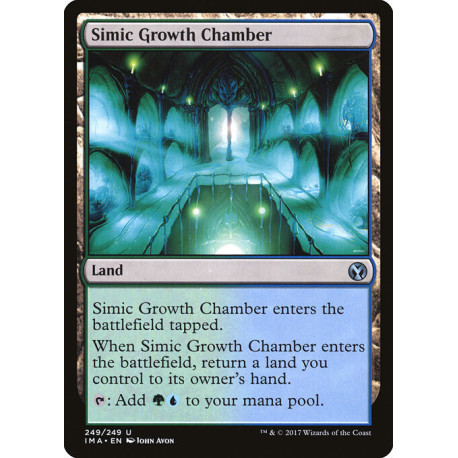 (Foil) Terrain - Simic Growth Chamber (U) [IMA]