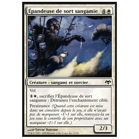 (Foil) Blanche - Épandeuse de sort sangamie (C) [EVE]