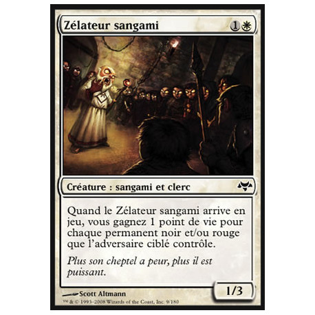 (Foil) Blanche - Zélateur sangami (C) [EVE]