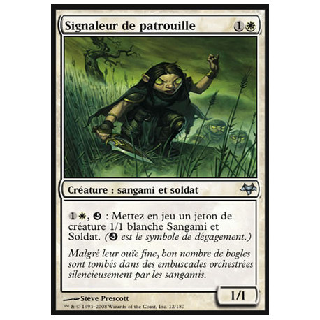 (Foil) Blanche - Signaleur de patrouille (U) [EVE]