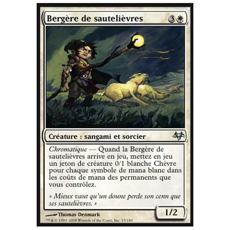 (Foil) Blanche - Bergère de sautelièvres (U) [EVE]