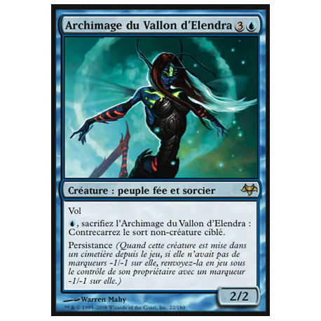 (Foil) Bleue - Archimage du Vallon d'Elendra (R) [EVE]