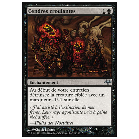 (Foil) Noire - Cendres croulantes (U) [EVE]