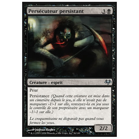 (Foil) Noire - Persécuteur persistant (U) [EVE]