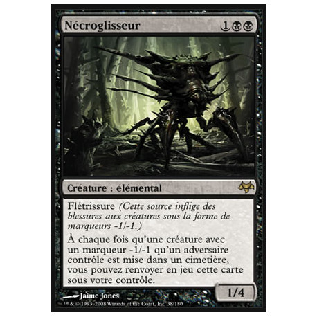 (Foil) Noire - Nécroglisseur (R) [EVE]