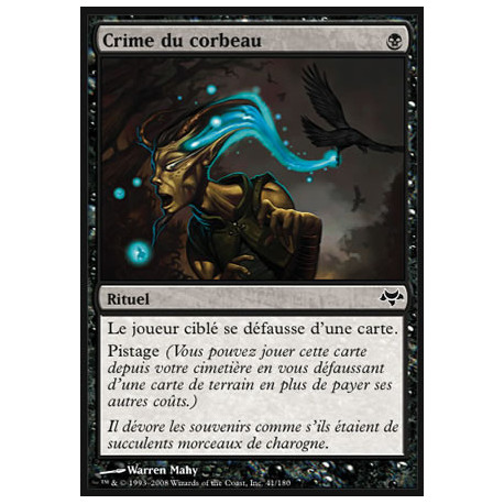 (Foil) Noire - Crime du corbeau (C) [EVE]