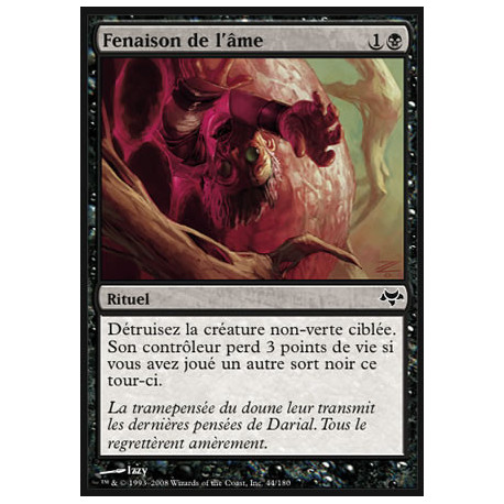 (Foil) Noire - Fenaison de l'âme (C) [EVE]