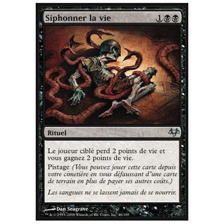 (Foil) Noire - Siphonner la vie (U) [EVE]