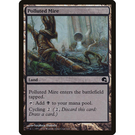 (Foil) Terrain - Polluted Mire (C) [PD3]
