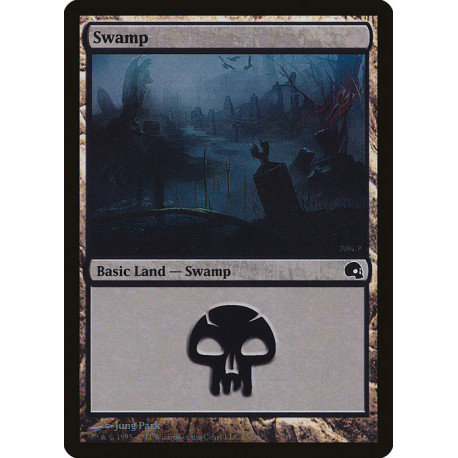 (Foil) Terrain - Swamp (V3) (L) [PD3]
