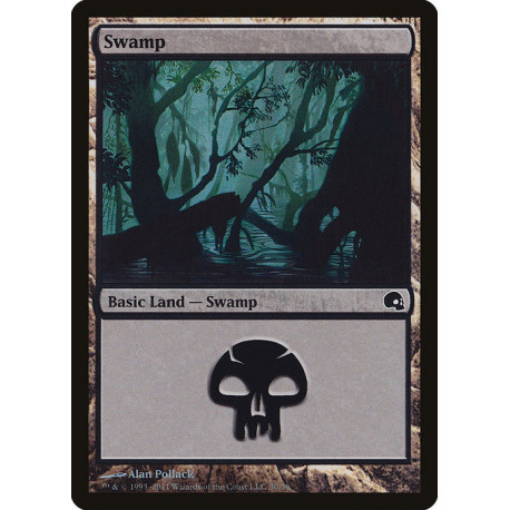 (Foil) Terrain - Swamp (V4) (L) [PD3]