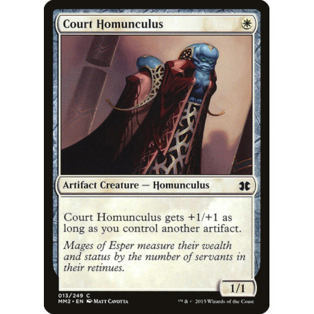 (Foil) Blanche - Court Homunculus (C) [MM2]