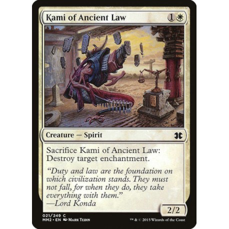 (Foil) Blanche - Kami of Ancient Law (C) [MM2]