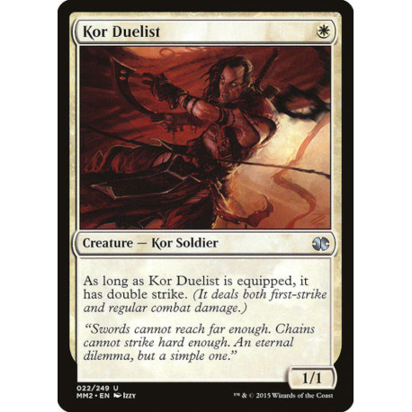 (Foil) Blanche - Kor Duelist (U) [MM2]