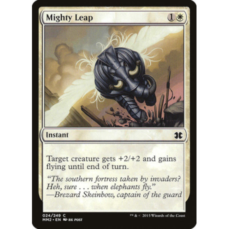 (Foil) Blanche - Mighty Leap (C) [MM2]